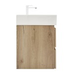 Koupelnová skříňka 2 zásuvková s umyvadlem SAT B-Way 59x50x45 cm dub mat BWAY260OAKU2BBI BWAY260OAKU2BBI
