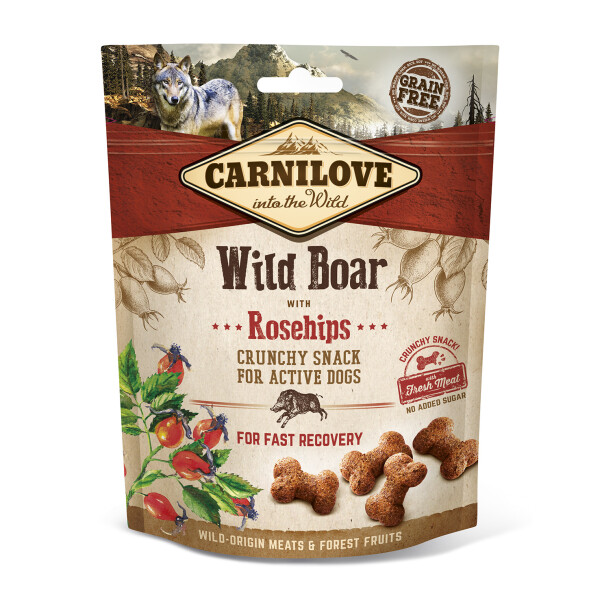 Carnilove Crunchy Snack Wild boar Rosehips