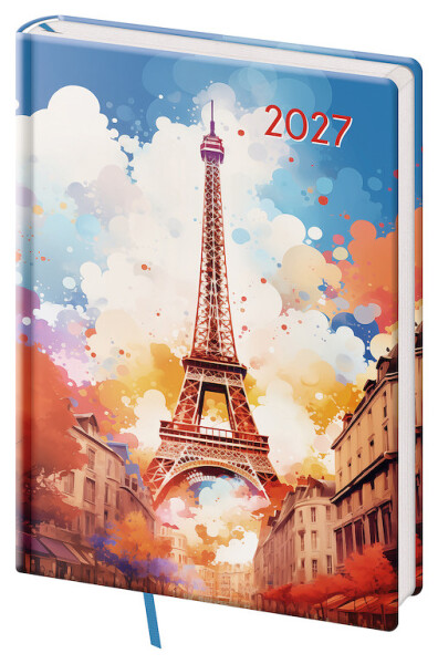 Týdenní diář 2027 Helma A5 Vario Lyra Paris