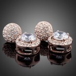Náušnice se Swarovski krystaly Pietrina, Bílá/čirá