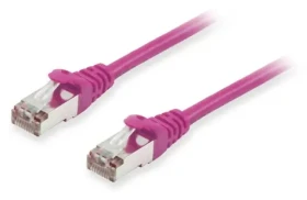 Equip fialová / Patch kabel / Cat6a / S/FTP / RJ-45 / 0,5 m (606802)