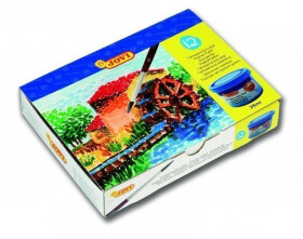 JOVI temperové barvy kelímku štětec