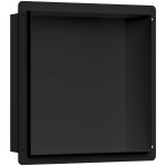 CERANO - Zápustná polička/nika do obkladu - černá matná - 30x30x10 CER-417473