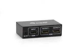 Equip HDMI 1.4 Splitter 2-Port černá / HDMI rozbočovač / 1 vstup / 2x výstup HDMI / 4K 30Hz / HDCP / napájecí adaptér (332712)