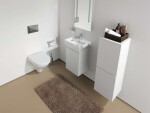 Laufen - Pro S Umyvadlová skříňka s dvířky, 42x32x58 cm, panty vpravo, matná bílá H4833020964631