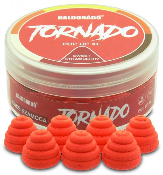 Haldorádó Pop-Up Nástraha Tornado XL 15mm 30g - Sladká jahoda,Haldorádó Pop-Up Nástraha Tornado XL 15mm 30g - Sladká jahoda