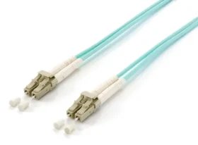 Equip LC-LC 1,5 m tyrkysová / Optický patch kabel / Multimode OM3 / Duplex / 10 Gbit/s (255410)