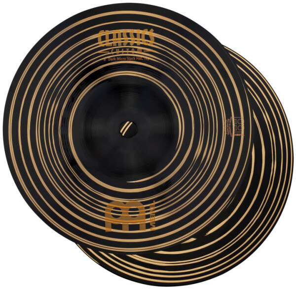Meinl Cymbals Classics Custom Dark Micro Stack Hats - 8”