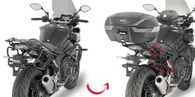 Plxr2129 trubkový nosič Yamaha MT-10 1000 (16-21), jen pro kufry V 35 nebo V 37, odepínací Easy Fit