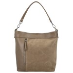 Trendy dámská kožená kabelka na rameno Alyssa, taupe