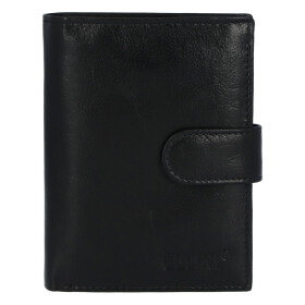 Pánská koženková peněženka Simon Ellini, černá