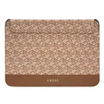 Guess GCube Stripes 16" hnědá / Pouzdro / Notebook do 16" (GUCS16HGCFSEW)