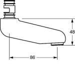 HANSA - Medipro Výtok, chrom 02682000