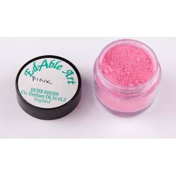 Prachová barva světle růžová - Edable Art