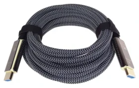 PremiumCord Ultra High Speed HDMI 2.1 optický fiber 50m / Kabel HDMI / 8K@60Hz / zlacené konektory (kphdm21t50)