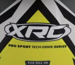 Motocyklová helma Xrc Loomis blk/wht/grey/fluo - XL / žlutá