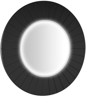 SAPHO - LUMIRO STRIP kulaté zrcadlo s LED osvětlením v rámu ø 90cm, carina LR950-4141S