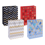 DONAU HOME dárková taška - Geometric, mix motivů - 12ks