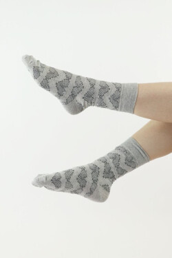 2pack kvalitních ponožek 182 šedé černé Barva: černá, Velikost: