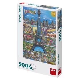 Puzzle Eiffelova věž 500 dílků - Dino