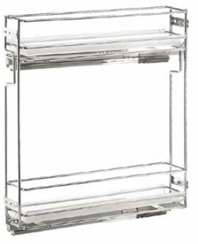 Vibo Výsuvný drátěný koš 150 s plast.miskami :: pravý výsuv (100265)