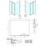 POLYSAN - EASY obdélníkový sprchový kout 1500x900, čiré sklo L/P varianta EL1515EL3315