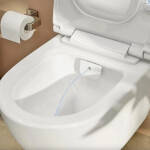 Wc s bidetem závěsné SAT Infinitio včetně prkénka softclose, zadní odpad SATINF011RREXPBFC SATINF011RREXPBFC