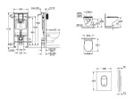 GROHE - Rapid SL Set předstěnové instalace, klozetu, sedátka SoftClose a tlačítka Arena Cosmopolitan, alpská bílá SANI11BB3118