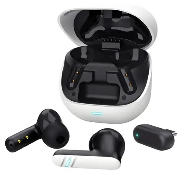 Trust GXT 409 Oxxie bílá / Herní sluchátka / Do uší / Bluetooth / RF 2.4 GHz / výdrž 7 h (25478)