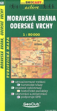 SC 068 Moravská brána, Oderské vrchy 1:50 000