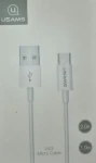 USAMS SJ284 Datový Kabel microUSB bílá (6958444962863)