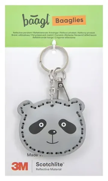 BAAGL Reflexní přívěsek Panda / Přívěsek / reflexní / bezpečnostní doplněk