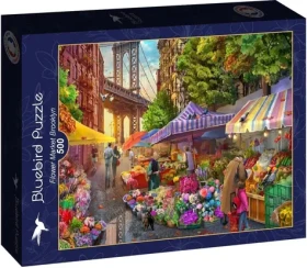 BLUEBIRD Puzzle Květinový trh v Brooklynu