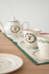 GREEN GATE Vánoční hrnek Joanni White 300 ml, multi barva, porcelán