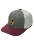 Volcom Full Stone Hthr Flex MERLOT pánská baseballka - S/M