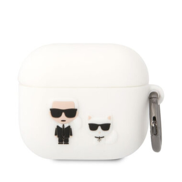 Karl Lagerfeld and Choupette Liquid Silicone Apple AirPods 3 KLACA3SILKCW