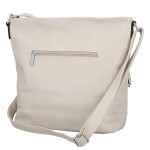 Trendy dámská koženková crossbody kabelka Zeta, krémová new
