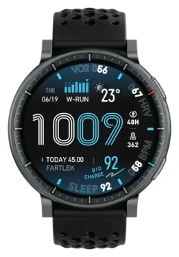 Amazfit Active Max černá / Chytré hodinky / 1,5" AMOLED / Bluetooth 5.3 / Android 7+ iOS 14+ (W2556GL1N)