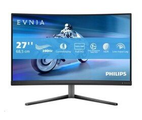 Philips MT 27" 27M2C5200W/00 - 1920x1080,VA,280Hz,HDR10,2xHDMI,1xDP,Zakřivený,Pivot EDF_1681290