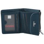 Trendy dámská mini koženková peněženka Coveri Bobbi, modrá