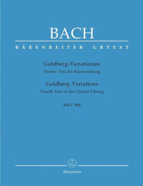 Goldbergovy Variace, Goldberg Variationen BWV 988 - Johann Sebastian Bach