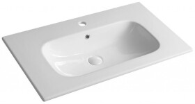SAPHO - PIEDRA keramické umyvadlo nábytkové 81x46,5cm, bílá 43081