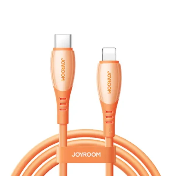 Joyroom S-A59 Vibrant Series Nabíjecí kabel USB-C (M) - Lightning (M) 30W 1.2m oranžová (6956116764906)