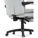 Kancelářské křeslo, synchronní mechanismus, stříbrná látka, KA-Y350 SIL