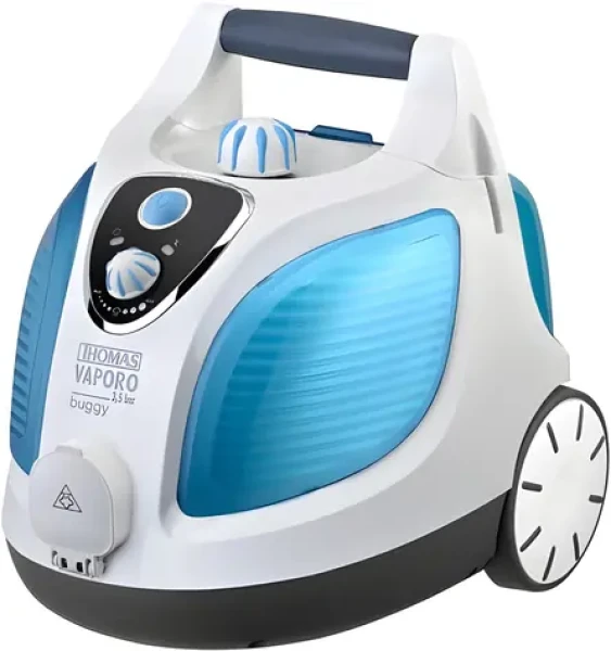 Thomas Vaporo Buggy modro-bílá / Parní čistič / 1500W / 3,5 bar / 1600 ml (792 023)