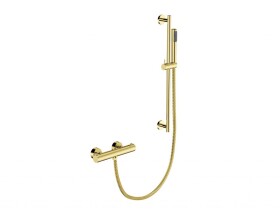 HOPA - Nástěnný termostatický sprchový set VEO zlatá BABPVNTIIZL