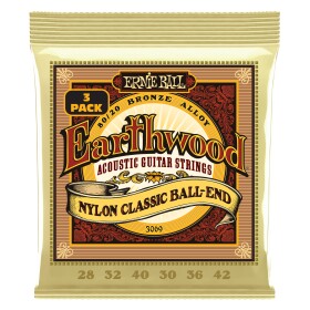 Ernie Ball 3069 Earthwood Folk 3-Pack
