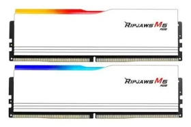 G.Skill Ripjaws M5 RGB bílá 32GB (2x 16GB) 6400 MHz / DDR5 / PC5-51200 / CL32 / DIMM / 1.4V / XMP 3.0 (F5-6400J3239G16GX2-RM5RW)