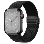 Tech-Protect Nylonmag černá / Řemínek pro Apple Watch / nylonový, magnetický / 42/44/45/49 mm