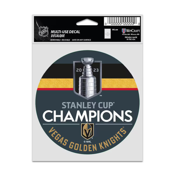 Fanatics Samolepka Vegas Golden Knights 2023 Stanley Cup Champions 3.5'' x 5'' Fan Decal% 1 ks